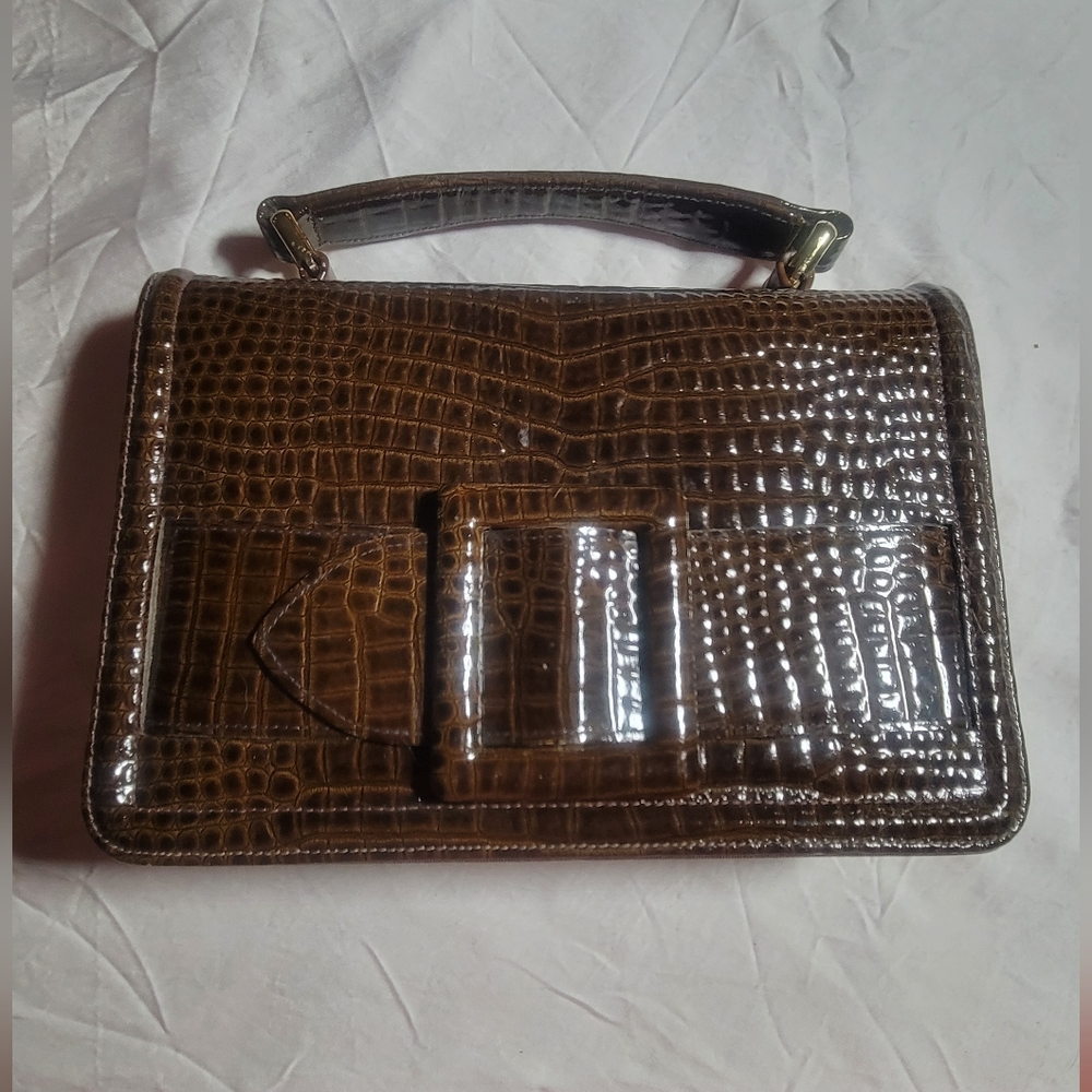 Andrew Gellar Buckle Vintage Handbag